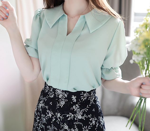 페미닌카라*blouse/a0532