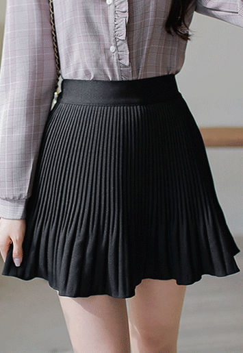 잔주름플리츠*skirt/a0780