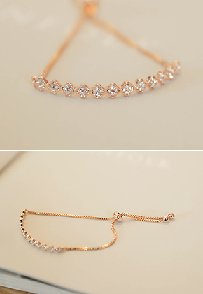 큐빅클로버*bracelet/ac2195